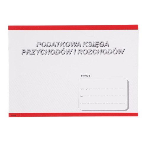 Druk offsetowy A4 Podatkowa księga przychodów i rozchodów A4 18k. Stolgraf (P1)