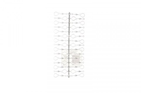 Haczyki do ozdób 30 srebrne Arpex (BN1038SRE)