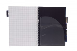 Kołozeszyt (kołonotatnik) A4 MARMUR granatowy 100k. 80g krata Strigo (PADS026)