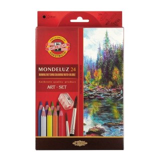 Kredki akwarelowe mondeluz 24 kol. Koh-I-Noor (3711)