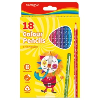 Kredki ołówkowe 18 kol. Keyroad (KR971275)