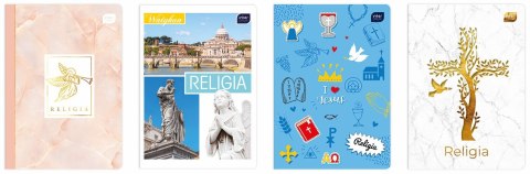 Zeszyt tematyczny A5 RELIGIA 60k. 70g krata Interdruk (ZE60KFR)