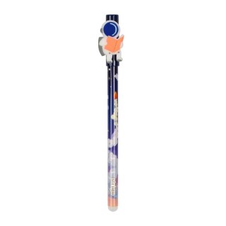 Długopis wymazywalny kosmonauci 5902315577626 wkład niebieski 0,5mm Strigo (SSC199)