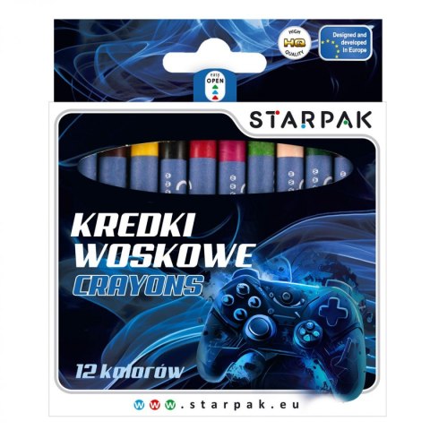Kredki świecowe Pad 12 kol. Starpak (559672)