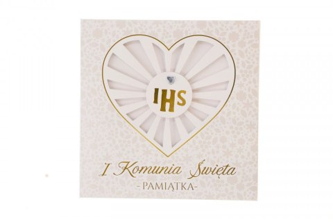 Książeczka pamiątkowa z komunii Kukartka (PMB-Q-0007)