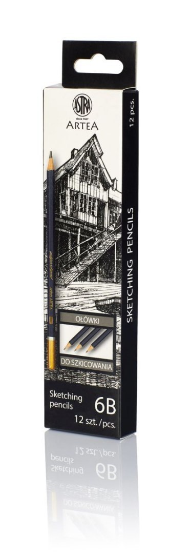 Ołówek do szkicowania 6B Artea