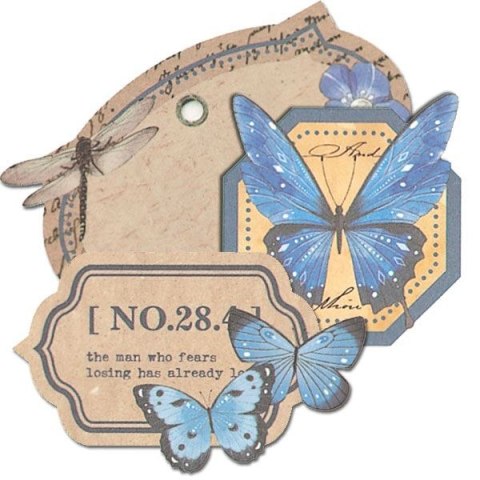 Ozdoba papierowa Craft-Fun Series etykiety w pudełku Titanum (24XQ0501-17)