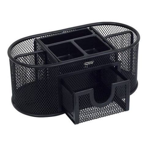 Przybornik na biurko czarny metal Grand (GR-1776)