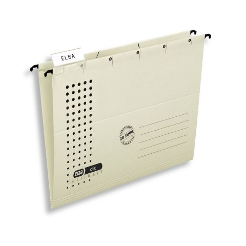 Teczka zawieszkowa A4 Chic Ultimate kremowy karton 240g Elba (100081041)