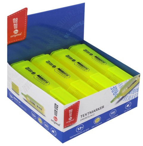 Zakreślacz wkład żółty Memobe (MM013-20)