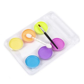 Farba do malowania twarzy kidea Pastel 6 kolor. Derform (FDTP6KA)