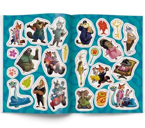 Książka dla dzieci Zwierzogród 2 Kolorowanka z Naklejkami Ameet (NA 9142)