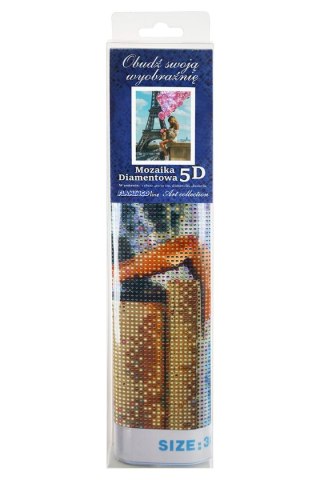 Zestaw kreatywny Diamentowa mozaika 30x40cm Wieża Eiffla Flamingo Line (TSGK74715)