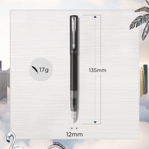 Ekskluzywne pióro tłoczkowe VECTOR XL czarny M Parker (2159744)