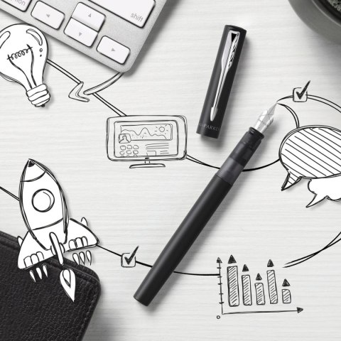 Ekskluzywne pióro tłoczkowe VECTOR XL czarny M Parker (2159744)