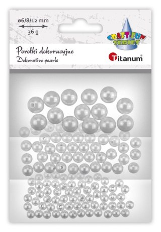 Perełki Craft-Fun Series białe Titanum (BR239952)
