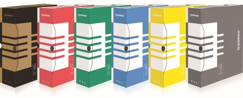 Pudło archiwizacyjne A4 zielony karton [mm:] 100x340x 297 Donau (7661301FSC-06)