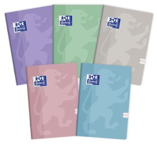 Zeszyt A5 TOUCH PASTEL 16k. 90g linia podwójna kolorowa Oxford (400175312)