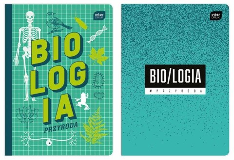 Zeszyt tematyczny A5 BIOLOGIA 60k. 70g krata Interdruk (ZE60BIO)