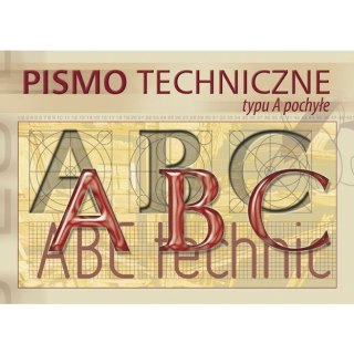 Blok do pisma technicznego pismo A pochyłe A4 10k Kreska