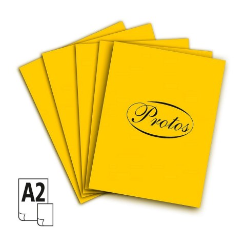 Brystol A2 żółty 20k [mm:] 430x610 Protos