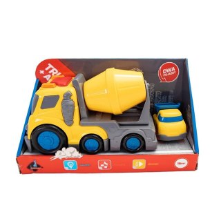 Ciężarówka Zestaw autek 2w1 - Betoniarka i mini wywrotka Askato (123660)