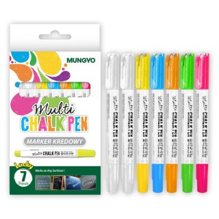 Marker specjalistyczny kpl 7 szt kredowy wkład mix okrągła końcówka Penmate (TT8531)