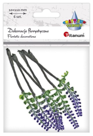 Ozdoba na piku Craft-Fun Series kwiaty wrzosu Titanum (DIY-E-24 (28))