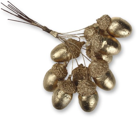 Ozdoba styropianowa Craft-Fun Series Żołędzie złote Titanum (DIY-E-24 (41))