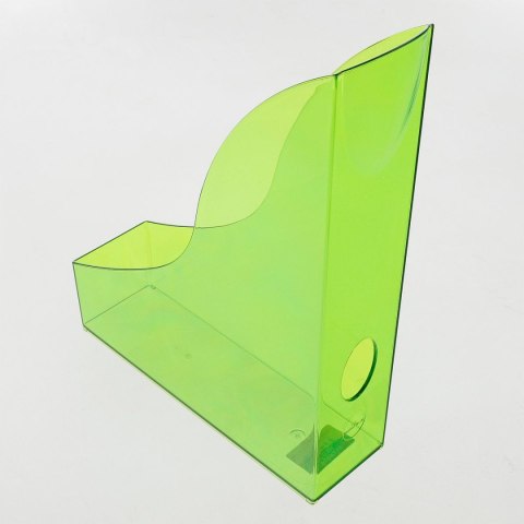 Pojemnik na dokumenty pionowy A4 Basic zielony przezroczysty PVC PCW [mm:] 73x306x 241 Durable (1701712017)