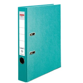 Segregator dźwigniowy Q. file Standard 0011178951 A4 50mm turkusowy Herlitz (300023549)