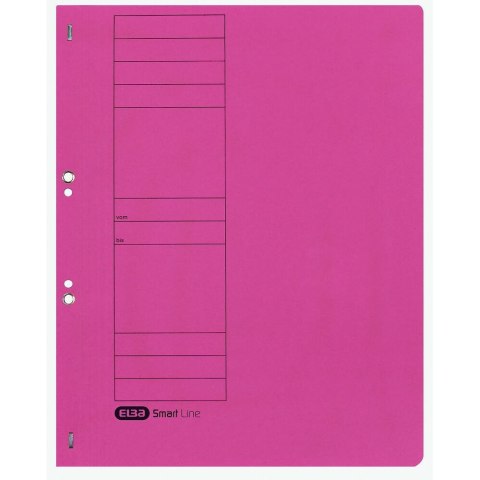 Skoroszyt A4 oczkowy czerwony karton 250g Elba (100551875)