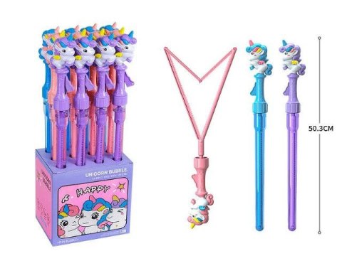 Bańki mydlane rozkładane 50cm jednorożec Bigtoys (BBAŃ0776)