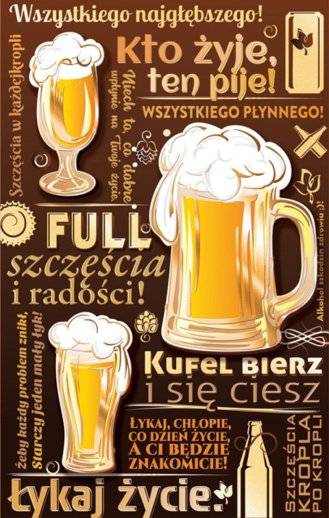 Kartka składana [mm:] 130x205 Ab Card (ab Butle urodziny)