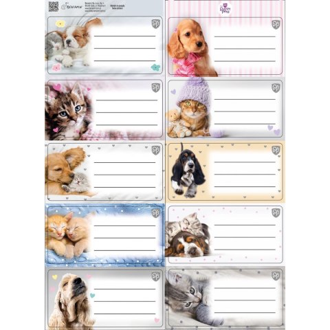 Naklejka na zeszyt The Sweet Pets kids Beniamin