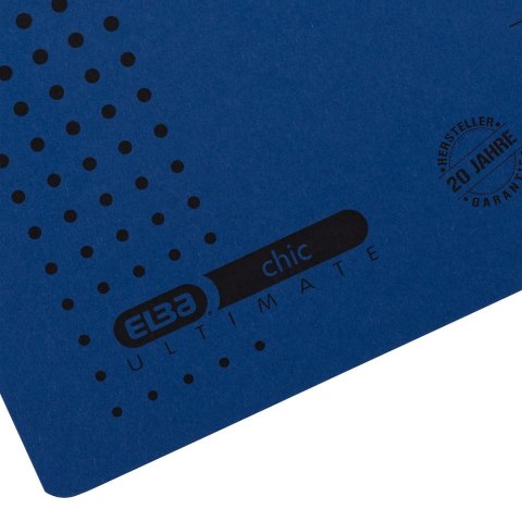 Skoroszyt A4 Chic Ultimate niebieski karton 230g Elba (100552094)