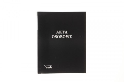 Teczka do akt osobowych A4 zadrukowana ABCDE czarny Warta (021824-339-047)