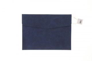 Teczka ofertowa koperta na napy A4 granatowa A4 kolor: granatowy 1 kieszeni Antra (5904210087736)