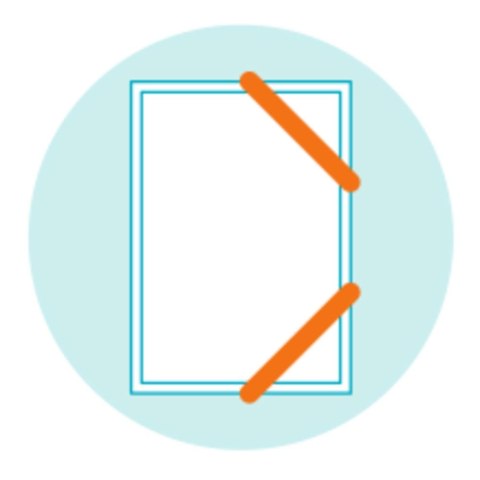 Teczka z przegródkami Art Pop A4 kolor: mix 12 przegródek Elba (400058483)