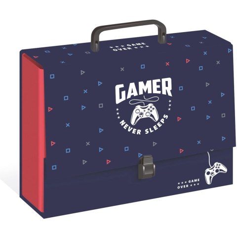 Teczka z szerokim grzbietem na zatrzask C4 mix Interdruk (TERAC4G)