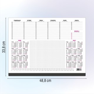 Kalendarz biurkowy MAŁY 488mm x 338mm Press