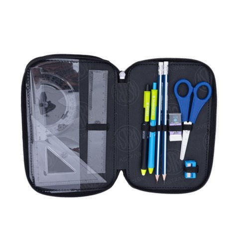Piórnik Astrabag Jumbo Blue Pixel Astra (503024055)