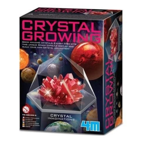 Zestaw kreatywny dla dzieci Hodowla Kryształów - czerwone 4m (9293)