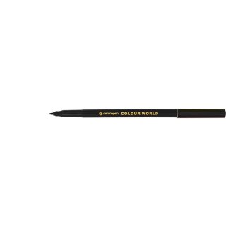 Flamaster Centropen 7550 czarny - opakowanie 50 sztuk