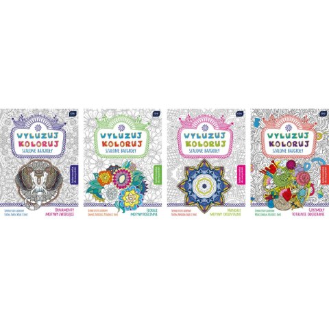 Kolorowanka Wyluzuj Koloruj Szalone bazgroły Interdruk (MAB5WYL)