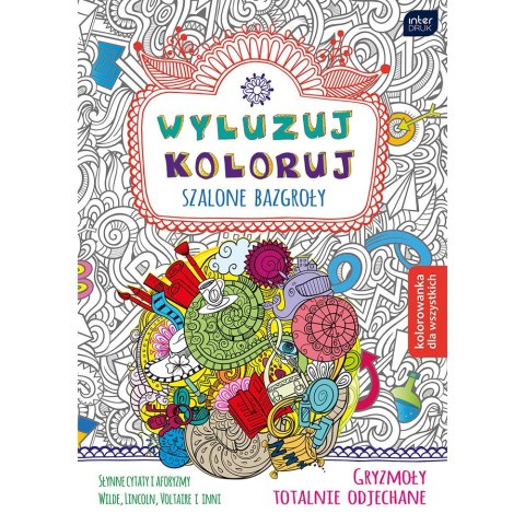 Kolorowanka Wyluzuj Koloruj Szalone bazgroły Interdruk (MAB5WYL)