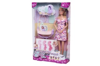 Lalka Steffi Hello baby z rosnącym brzuchem [mm:] 290 Simba (573-3680)