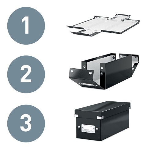 Pojemnik na dokumenty pionowy Click & Store zielony karton pokryty folią Leitz (60470054)