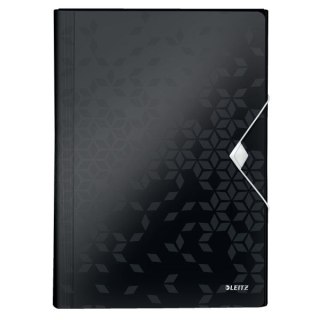 Teczka z przegródkami Wow A4 kolor: czarna 6 przegródek Leitz (45890095)