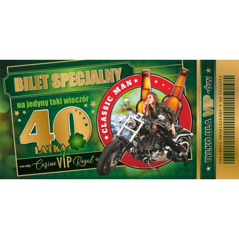 Zaproszenie Bilety Art Nuvo (5902973355550)